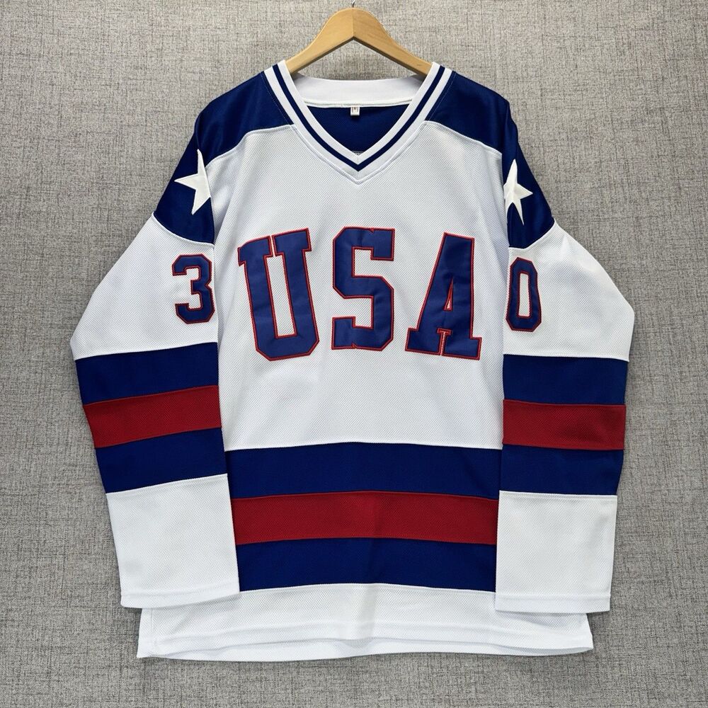 Jim Craig USA Hockey Jersey Men's Medium 1980 Miracle On Ice